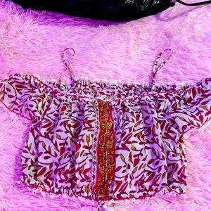 POUPETTE ST BARTH size medium crop top absolutely adorable